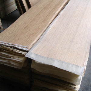 Hojas de chapa de bambú vertical caramelo de 0,6 mm