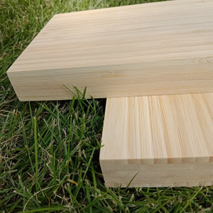 Panel de bambú prensado longitudinal multiplicado vertical natural de 27 mm