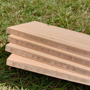 Tableros de muebles de bambú de 3 capas de grano vertical caramelizado de 6,35 mm
